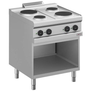 Cucina elettrica, 4 placche, su armadio