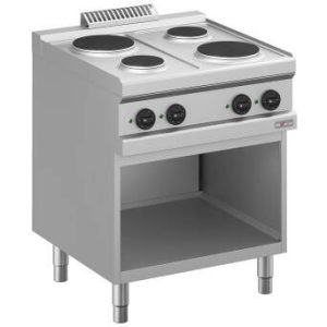 Cucina elettrica, 4 placche, su armadio