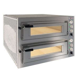 Forno elettrico 2x 6 pizze diam.350mm, 2 camere