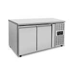 Refrigerated & Freezer tables | Refrigerated Counter – 2 Doors – Without Upstand – 1390x700x850mm