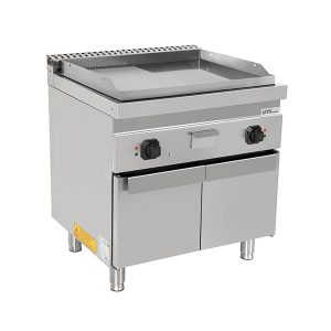 Base unit Electric | Electric Griddle – 1/2 Smooth + 1/2 Grooved CHROME