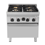Cucina a gas con forno elettrico – 4 Fuochi