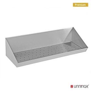 Stainless steel chips scuttle | Chips Scuttle 70x30xH20cm