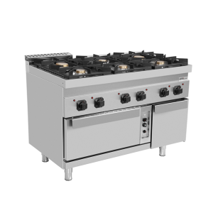 Cucina a Gas con Forno a Gas – 6 Fuochi - G70FGO30-K