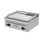 Countertop GAS | Griddle plate Gas– 1/2 Smooth – 1/2 Grooved Chrome – G70GP20B+GSC