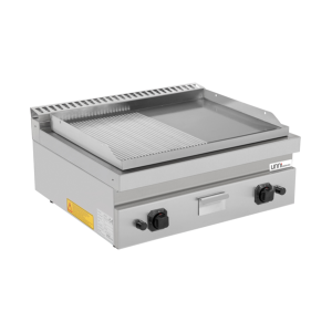 Countertop GAS | Griddle plate Gas– 1/2 Smooth - 1/2 Grooved – G70GP20B+GS