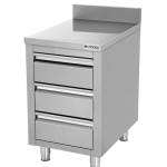 Drawer cabinets 700 | Drawer cabinet with 3 drawers & upstand