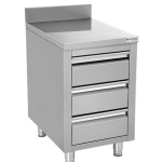 Drawer cabinets 700 | Drawer cabinet with 3 drawers & upstand
