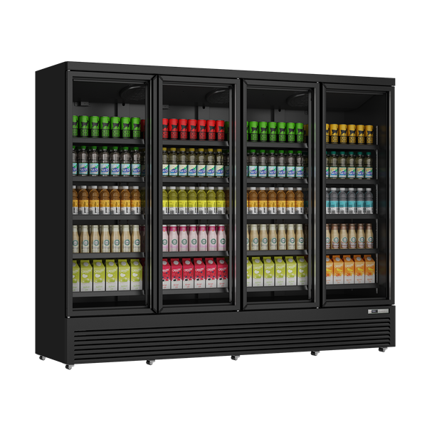 Glass Door Refrigerators | Refrigerator 4 Glass Doors – 2025Ltr