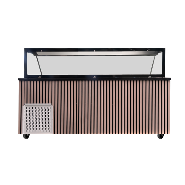 Saladettes & Preparation Tables | Saladette Workbench – 5x GN 1/1 Capacity – 188x82x85.5cm