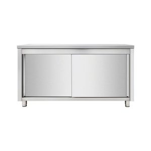 Armadio da lavoro in acciaio inox, 140 x 60
