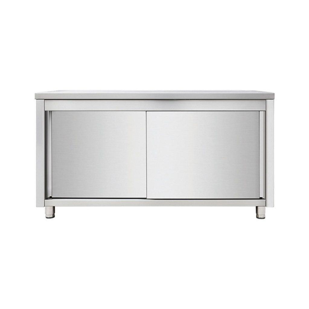 Armadio da lavoro in acciaio inox, 180 x 70