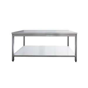Tavolo da lavoro in acciaio inox, 100 x 70