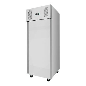 Edelstahlkühlschrank, Inhalt 610 Liter, GN2/1, Energie-Effizienz A