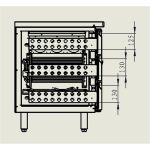 3er Schubladenblock 1/3+1/3+1/3 für Kühltisch 700 Serie – THP