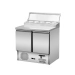 Tavolo di preparazione refrigerato InoxGastroshop 2 porte – 5× GN 1/6