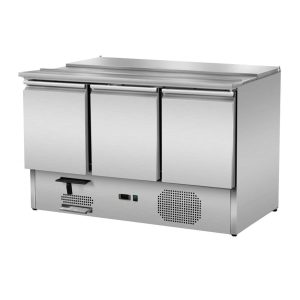 Saladette 3 Türen, Inhalt 260 L, 137 x 70, mit Schiebedeckel