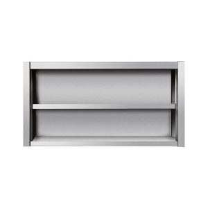Pensile in acciaio inox, 100 x 40, senza porta
