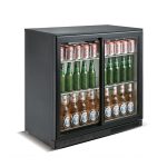 Frigorifero per bevande Inox Gastroshop 2 porte scorrevoli – 228 L
