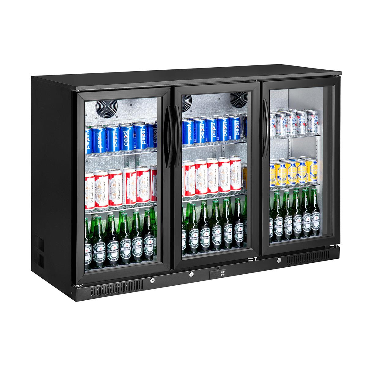 Refrigeratore per bottiglie, capacità 300 litri, 3 porte a battente