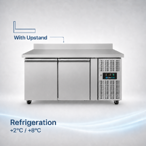 Refrigerated & Freezer tables | Refrigerated Counter – 2 Doors – 1360x700x850mm