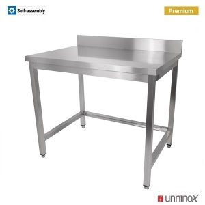 WORKTABLE 700 + WITH UPSTAND + WITHOUT UNDERSHELF | 100x70xH85cm