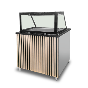 Saladettes & Preparation Tables | Bain-Marie Counter – 2x GN 1/1 – 88 × 82 × 85.5 cm