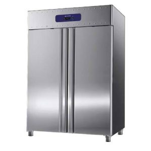 Congelatore da 1400 litri in inox, GN 2/1, -10°/-22°C