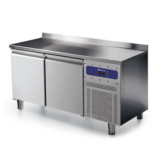 Tavolo freezer 600 mm 2 porte 430×325 mm con alzatina, -10°/-20°C