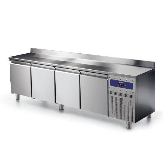 Tavolo freezer 600 mm 4 porte 430×325 mm con alzatina, -10°/-20°C