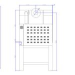 forno pizza elettrico da 6+6 pizze ø 350 mm, controllo elettronico