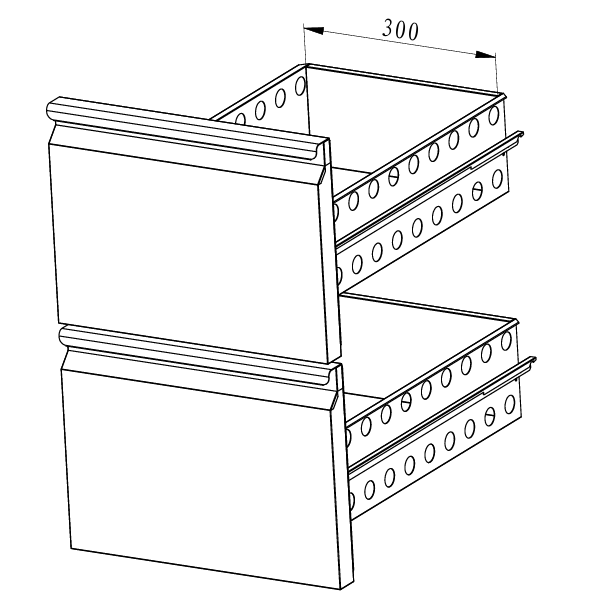 Refrigerated & Freezer tables | DRAWERSET 1/2 STANDARD