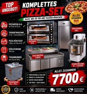 Set Completo Pizzeria Professionale – Pronto all’Uso