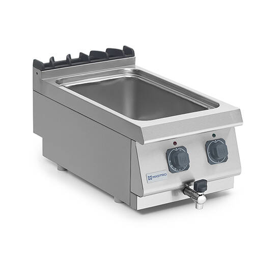 Bagnomaria elettrico da banco, GN 1/2 + GN 1/3 h=150 mm