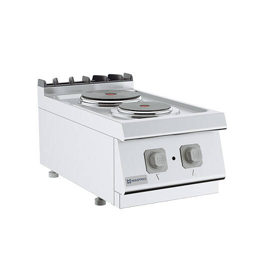 Piano di cottura elettrico da banco, 2 piastre tonde Prezzo listino: 849,00 €