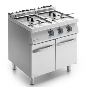 Friggitrice elettrica su base chiusa, 2x 18 litri