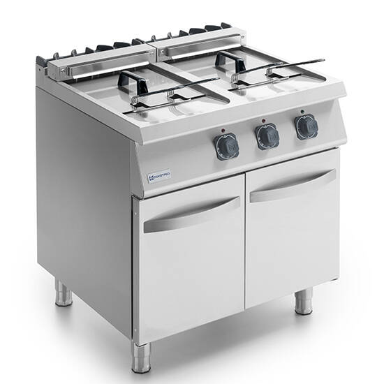 Friggitrice elettrica su base chiusa, 2x 18 litri
