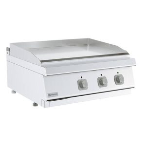 Fry-top elettrico da banco, piastra liscia