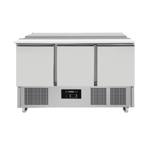Saladettes & Preparation Tables | Saladette – Compact Line, 3 Doors | GN-Compatible