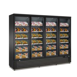 Glass Door Freezers | Freezer 4 Glass Doors – 2160Ltr
