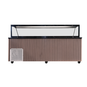 Saladettes & Preparation Tables | Saladette Workbench – 6x GN 1/1 Capacity – 223x82x85.5cm