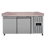 Tavoli Refrigerati per Pizza | Banco Pizza 2 Porte – 151x80x100cm