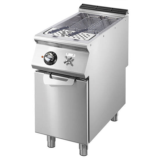 Cuocipasta elettrico, 1 vasca GN 2/3, capacità 1x 26 litri, resistenze fisse