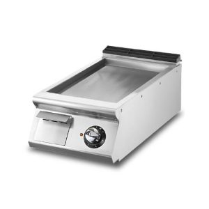 Fry-top elettrico versione top, piastra liscia