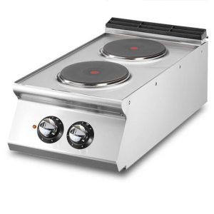 Cucina elettrica, versione top, 2 piastre in ghisa