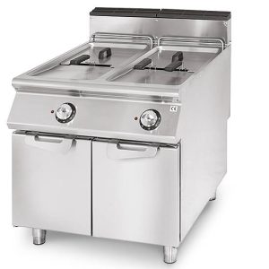 Friggitrice elettrica, capacità 2x 17 litri
