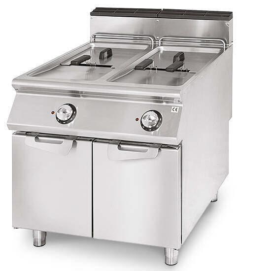 Friggitrice elettrica, capacità 2x 17 litri