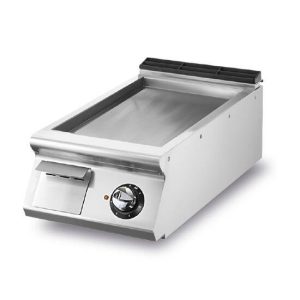 Fry-top elettrico versione top, piastra liscia