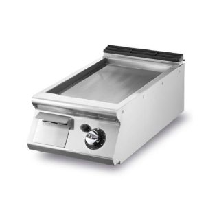 Fry-top gas versione top, piastra liscia
