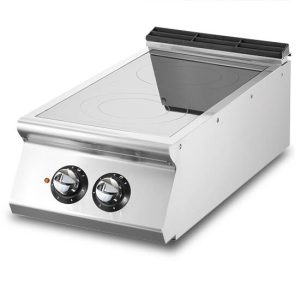 Cucina induzione, versione top, 2 zone di cottura Ø280 mm